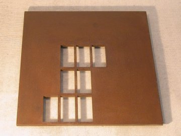 Serie Escletxes IV 50 x 50 x 1 cms. Ferro 2005._w600_h450
